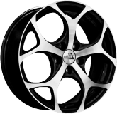 ДискIFreeТортуга7JxR17 PCD5x114.3 ET38 DIA66.1,чёрный