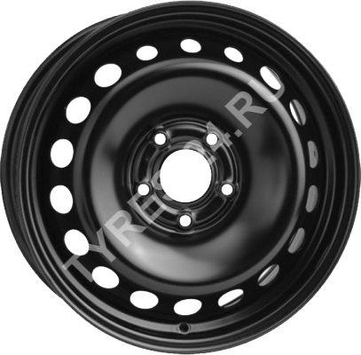 ДискKFZ9407 Mitsubishi6.5JxR16 PCD5x114.3 ET38 DIA67.1,чёрный