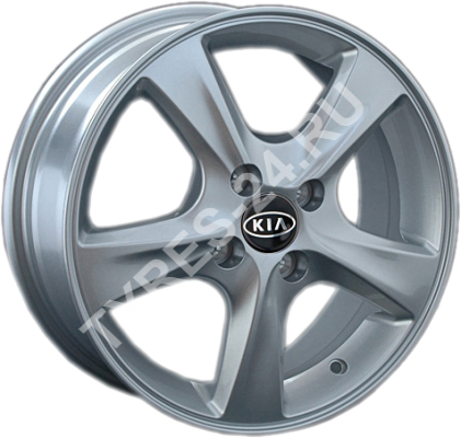 ДискKiaKi1166JxR15 PCD4x100 ET48 DIA54.1,серебристый