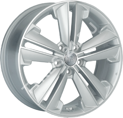 ДискKiaKi1307.5JxR19 PCD5x114.3 ET50.5 DIA67.1,серебристый