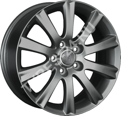 Диск Kia Ki257 7.5JxR19 PCD5x114.3 ET51 DIA67.1, чёрный