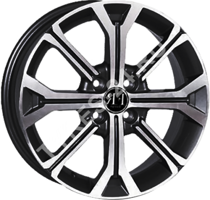 ДискKiaKi4056JxR16 PCD4x100 ET49 DIA54.1,чёрный