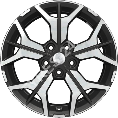 ДискKiaKi538 Concept7.5JxR18 PCD5x114.3 ET47 DIA67.1,чёрный