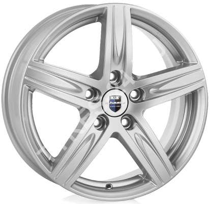ДискКиК (K&K)Андорра6JxR15 PCD5x105 ET39 DIA56.6,серебристый