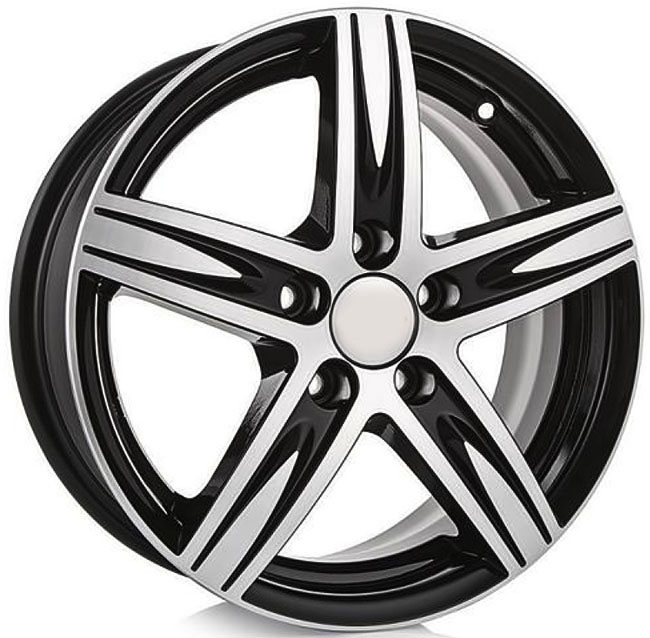 ДискКиК (K&K)Андорра7JxR17 PCD5x114.3 ET55 DIA64.1,чёрный