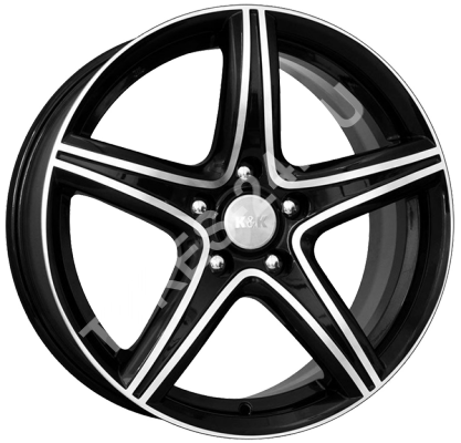 ДискКиК (K&K)Барракуда7.5JxR17 PCD5x127 ET45 DIA71.6,серебристый