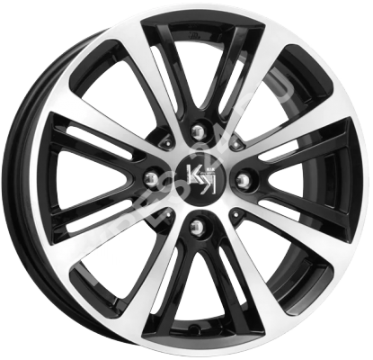 ДискКиК (K&K)Беринг (КС653)7JxR16 PCD4x100 ET40 DIA67.1,чёрный