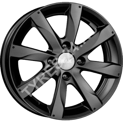 ДискКиК (K&K)Джемини6JxR15 PCD4x100 ET45 DIA67.1,серый