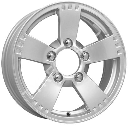 ДискКиК (K&K)Камелот7JxR16 PCD5x139.7 ET40 DIA98,серый