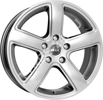 ДискКиК (K&K)Кармен6.5JxR15 PCD5x108 ET38 DIA67.1,серебристый