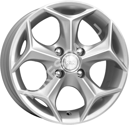 ДискКиК (K&K)Кристалл6JxR15 PCD5x108 ET40 DIA67.1,серебристый