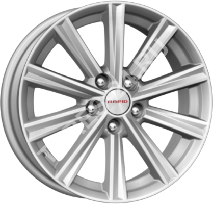 ДискКиК (K&K)КС624 (Camry V5)7JxR17 PCD5x114.3 ET45 DIA60.1,серебристый