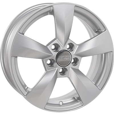 ДискКиК (K&K)КС7006JxR15 PCD5x100 ET38 DIA57.1,серебристый