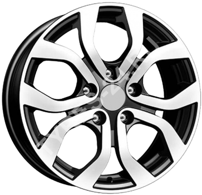 ДискКиК (K&K)КС7046.5JxR16 PCD5x114.3 ET45 DIA60.1,серебристый