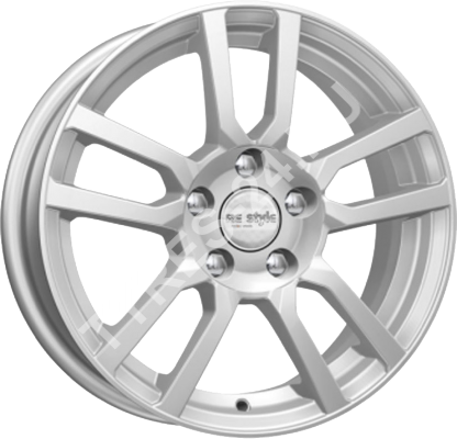 ДискКиК (K&K)КС7076JxR15 PCD5x105 ET39 DIA56.6,серебристый