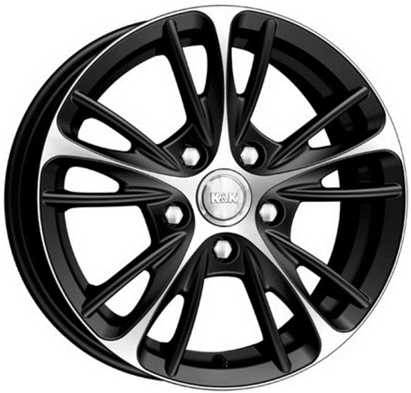 ДискКиК (K&K)Мулен Руж5.5JxR14 PCD4x100 ET35 DIA67.1,чёрный