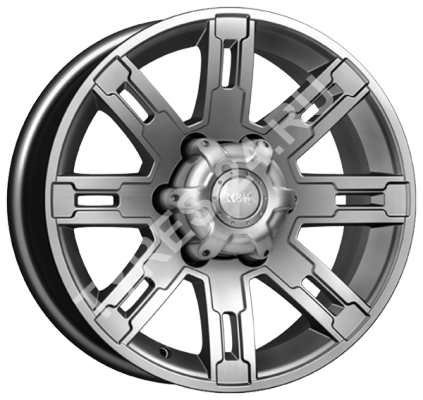 ДискКиК (K&K)Полюс7.5JxR16 PCD6x139.7 ET15 DIA106.1,чёрный