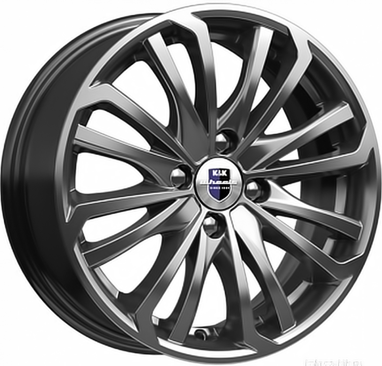 ДискКиК (K&K)Рим6.5JxR15 PCD4x100 ET38 DIA67.1,серый