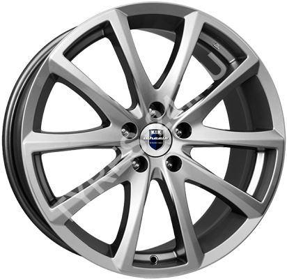 ДискКиК (K&K)Сансара8.5JxR18 PCD5x114.3 ET35 DIA67.1,серый