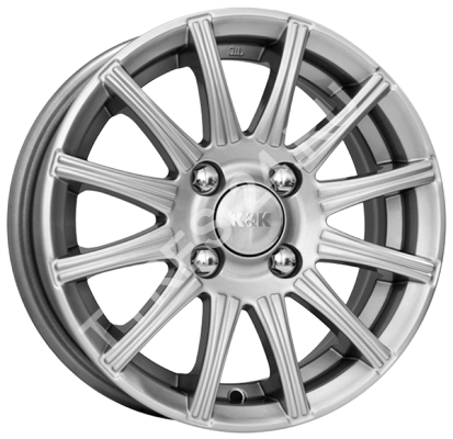 ДискКиК (K&K)Сиеста5.5JxR14 PCD5x100 ET35 DIA67.1,чёрный