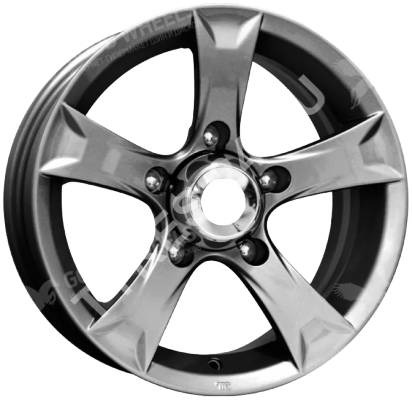 ДискКиК (K&K)Триал6.5JxR15 PCD5x139.7 ET30 DIA98,серый