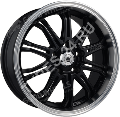 ДискKonigS845 Maxim Ferris7JxR16 PCD5x114.3 ET38 DIA67.1,чёрный