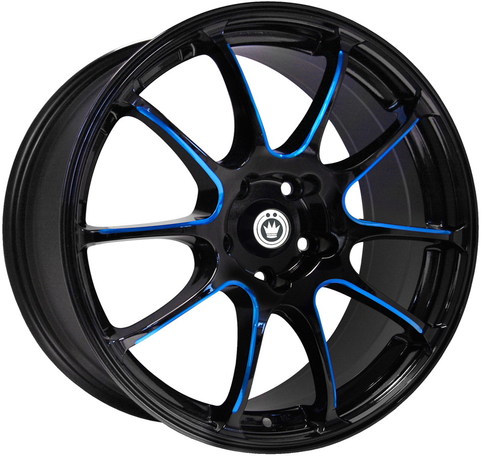 ДискKonigS888 Illusion7JxR17 PCD5x108 ET45 DIA63.4,чёрный