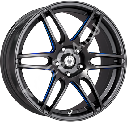 ДискKonigS889 Deception7.5JxR17 PCD5x114.3 ET40 DIA67.1,серебристый