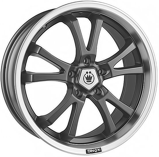 ДискKonigSF25 Within7.5JxR18 PCD5x114.3 ET40 DIA73.1,серый