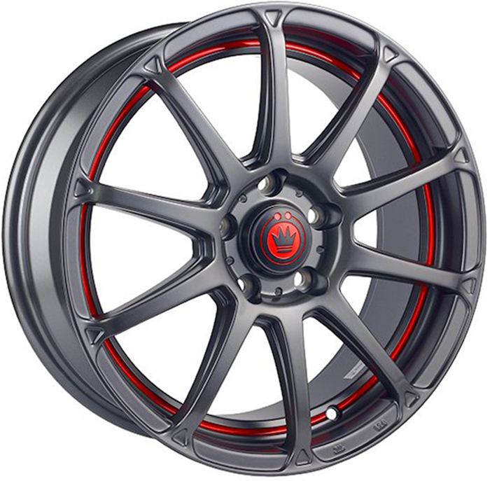 ДискKonigSH08 Bump7JxR16 PCD5x114.3 ET45 DIA67.1,серый