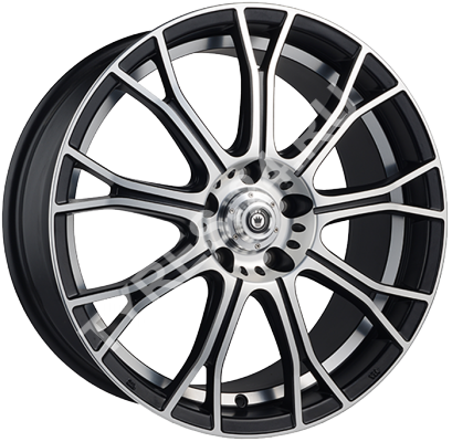 ДискKonigSH09 Swurve7JxR17 PCD5x114.3 ET40 DIA67.1,чёрный