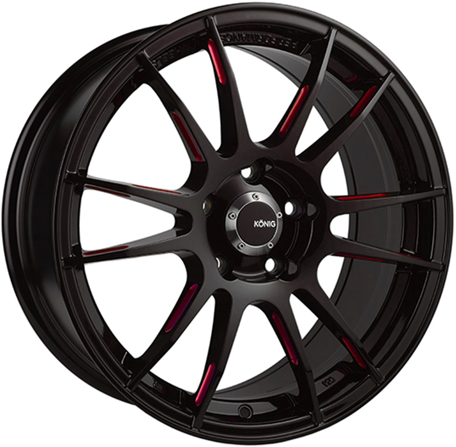 ДискKonigSL26 Torch8JxR18 PCD5x114.3 ET40 DIA67.1,чёрный