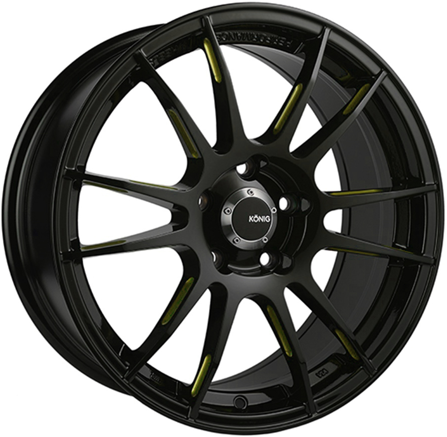 ДискKonigSL26 Torch7.5JxR17 PCD5x114.3 ET42 DIA67.1,чёрный