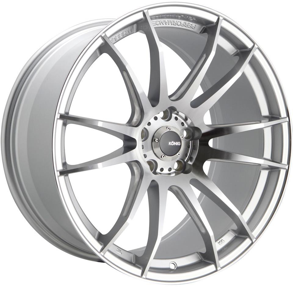 ДискKonigSL26 Torch8JxR18 PCD5x100 ET45 DIA56.1,серебристый