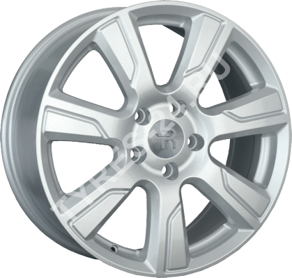 ДискLand RoverLR388JxR19 PCD5x108 ET45 DIA63.3,серебристый