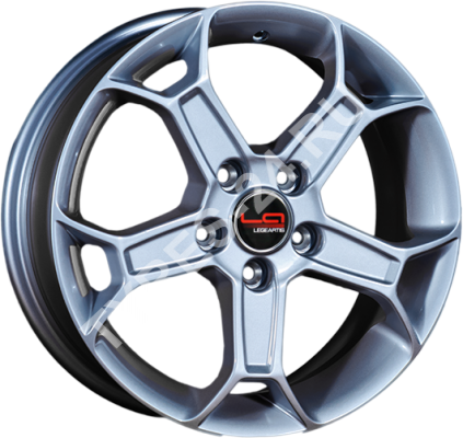 ДискLand RoverLR227.5JxR17 PCD5x108 ET55 DIA63.3,серебристый