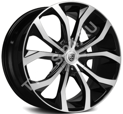 ДискLexaniLust9JxR22 PCD6x139.7 ET25 DIA78.1,чёрный