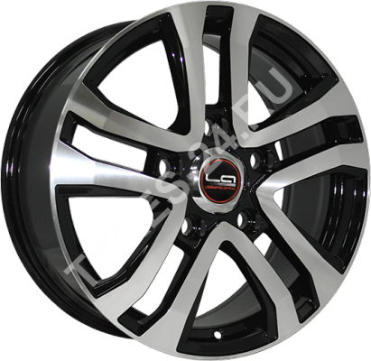 ДискLexusLX520 Concept8JxR18 PCD5x150 ET60 DIA110.1,чёрный