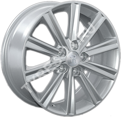 ДискLexusLX667JxR17 PCD5x114.3 ET35 DIA65,серебристый