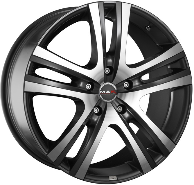 ДискMakAria7.5JxR17 PCD5x112 ET45 DIA76,серый