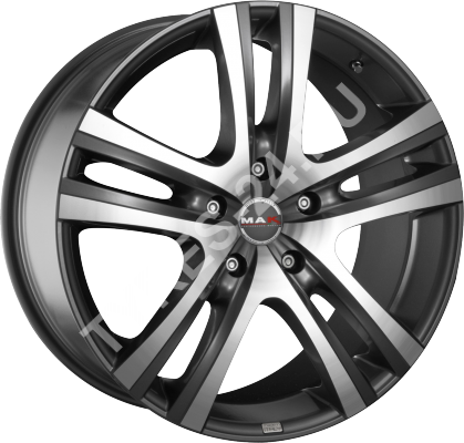 ДискMakAria9JxR18 PCD5x150 ET48 DIA110.2,серый