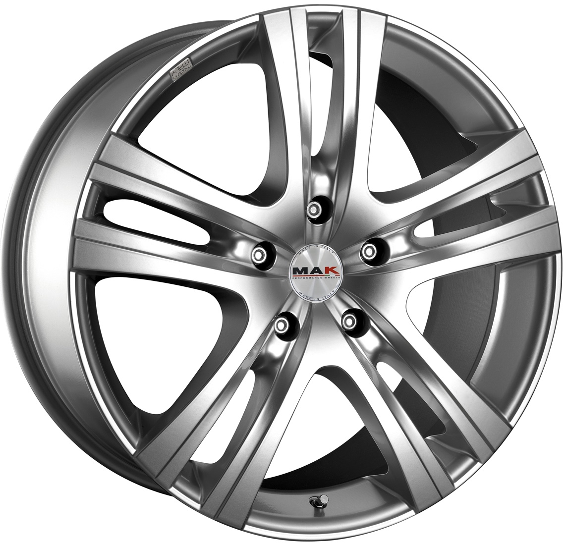 ДискMakAria7.5JxR17 PCD5x112 ET45 DIA76,серебристый