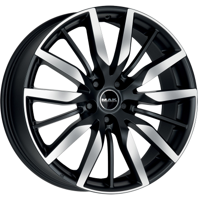 ДискMakBarbury8.5JxR20 PCD5x108 ET45 DIA63.4,чёрный