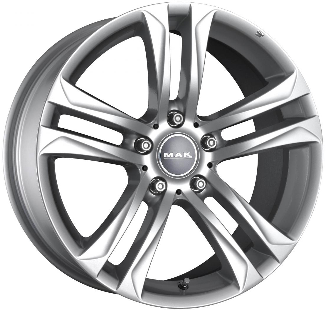 ДискMakBimmer8JxR17 PCD5x120 ET34 DIA72,серебристый