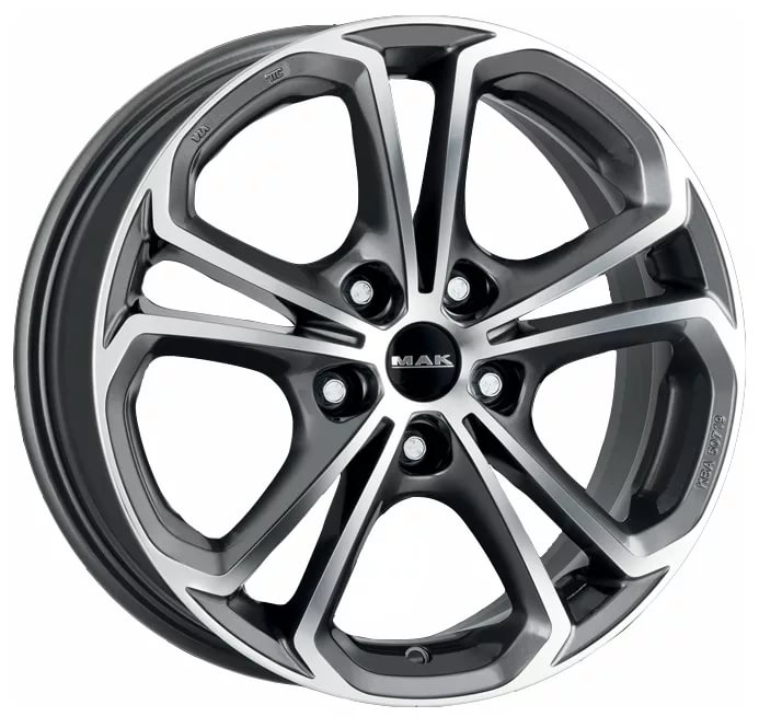 ДискMakHessen6JxR16 PCD5x114.3 ET40 DIA76,серый