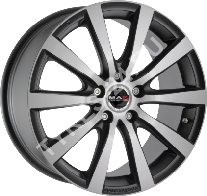 ДискMakIguan8JxR17 PCD5x100 ET35 DIA72,серый