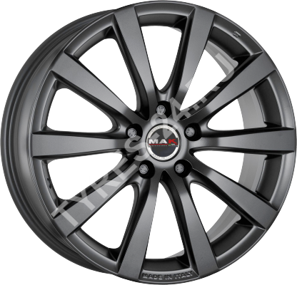 ДискMakIguan7JxR17 PCD5x100 ET50 DIA54,серый