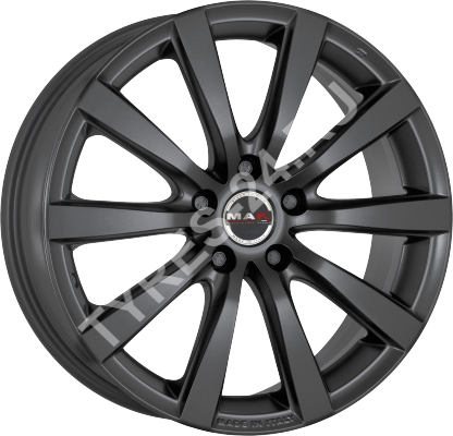 ДискMakIguan L6.5JxR16 PCD5x114.3 ET45 DIA60.1,серый