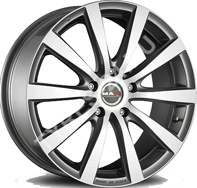 ДискMakIguan7JxR16 PCD5x100 ET40 DIA57.1,серебристый