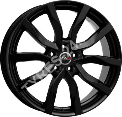 ДискMakKoln8JxR19 PCD5x112 ET45 DIA57.1,чёрный